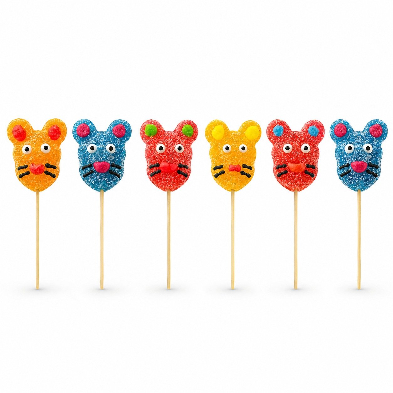 Mouse Shape Jelly Lollipop - Premium Candy by Lolly & Jelly